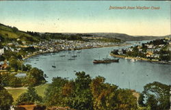 Dartmouth From Warfleet Creek Postcard