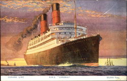 R. M. S. Caronia Cunard Line Postcard