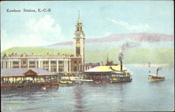 Kowloon Station K. C. R Postcard