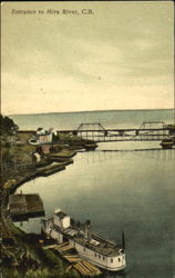 Entrance to Mira River Postcard