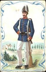 Foreign Soldier Postcard