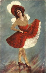 La Coquette Women Postcard Postcard