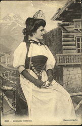 Costume Bernois Postcard