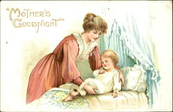 Mother's Goodnight Children Postcard Postcard