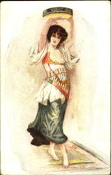 Ethnic Woman Postcard