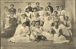 Marianelunds Prakliska Skola Hushallsskolan Women Postcard Postcard