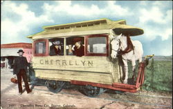 Cherrelyn Horse Car Postcard