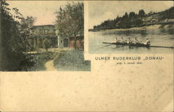 Ulmer Ruderklub Donau Germany Postcard Postcard