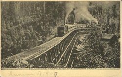 Dollarhide Trestle on the Siskiyou grade Postcard