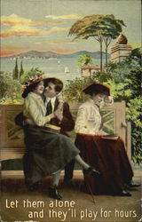 Let Them Alone And They'll Play For Hours Threesomes Postcard Postcard