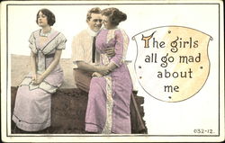 The Girls All Go Mad About Me Postcard