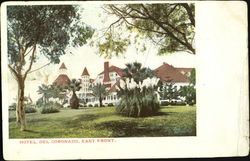 Hotel Del Coronado East Front Postcard