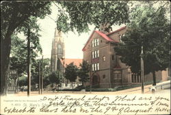 St. Mary's School And Church Derby, CT Postcard Postcard