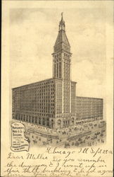 The Montgomery Ward & Co., Building Postcard