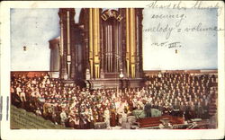 Mormon Tabernacle Choir Postcard