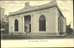 State Savings Bank Detroit, MI Postcard Postcard