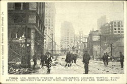 Third And Mission Streets Postcard