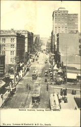 Second Avenue Looking North Postcard