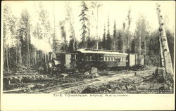 The Towanda Mine Railway Postcard