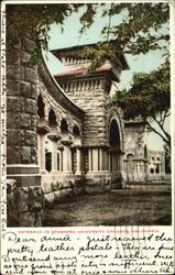 Entrance To Stanford University Grounds Postcard