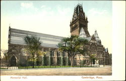 Memorial Hall Postcard