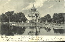 Music Pavilion, Forest Park St. Louis, MO Postcard Postcard