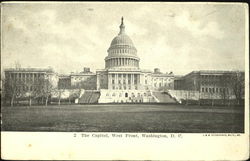 The Capitol West Front Postcard