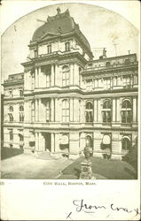 City Hall Boston, MA Postcard Postcard