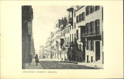 Pinckney Street Boston, MA Postcard Postcard