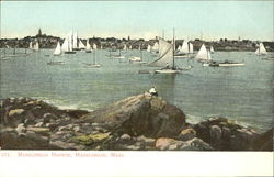 Marblehead Harbor Postcard