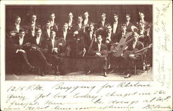 Kansas University Orchestra 1906 Lawrence, KS Postcard Postcard