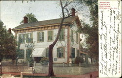 Abraham Lincoln's Old Home Postcard