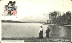 Pontoosuc Lake Pittsfield, MA Postcard Postcard