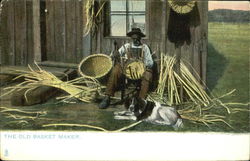 The Old Basket Maker Postcard