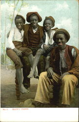 Happy Cons Black Americana Postcard Postcard