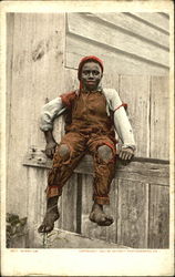 Sunny Jim Black Americana Postcard Postcard