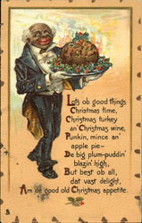 Christmas Dinner Postcard