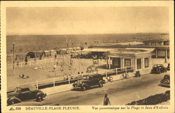 Deauville Plage Fleurie Postcard