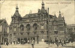 Stadsschouwburg Amsterdam Bicycles Postcard Postcard