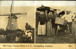 Piet Ysco Tourist Office V. V. V. Terschelling Holland Bicycles Postcard Postcard