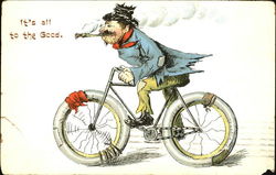 It's All To The Good Bicycles Postcard Postcard