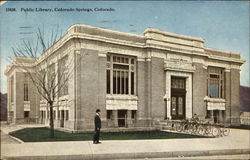 Public Library Colorado Springs, CO Postcard Postcard