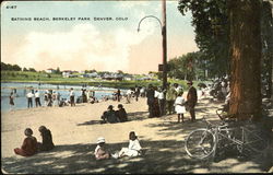 Bathing Beach, Berkeley Park Postcard