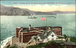 Looking Across The Golden Gate From Fort Point San Francisco, CA Postcard Postcard