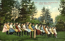 Happy Days, Woodland Park Postcard