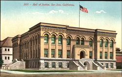 Hall Of Justice Postcard