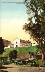 San Diego Mission California Postcard Postcard