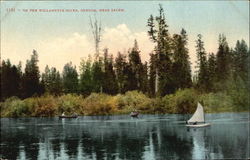 On The Williamette River Postcard