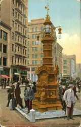 Lotta's Fountain Junction Of Kearny Gear And Market Street San Francisco, CA Postcard Postcard