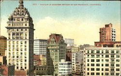 Portion Of Business Section Of San Francisco Postcard